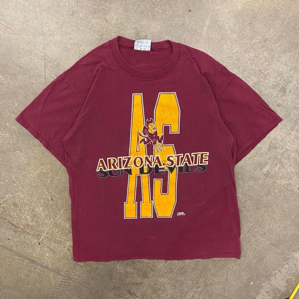 Vintage ASU Arizona State University Sun Devils 90s Sparky T-Shirt Size XL